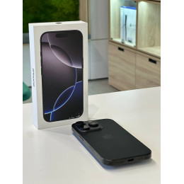 Apple iPhone 16 Pro 512 ГБ (eSIM + nano SIM), «Титановый чёрный»
