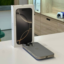 Apple iPhone 16 Pro 128 ГБ (eSIM + nano SIM), «Натуральный титан»