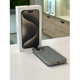 Apple iPhone 15 Pro 128 ГБ (eSIM) Натуральный титан