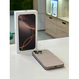 Apple iPhone 16 Pro Max 256 ГБ (eSIM + nano SIM), «Песчаный титановый»