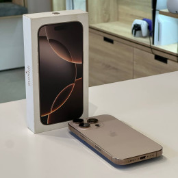 Apple iPhone 16 Pro 128 ГБ (eSIM + nano SIM), «Песчаный титановый»