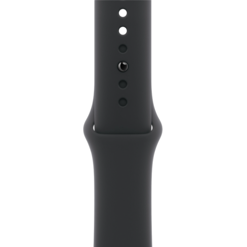 Apple Watch Series 11, 42 мм, алюминий цвета «чёрный оникс», спортивный ремешок чёрного цвета S/M — фото 3