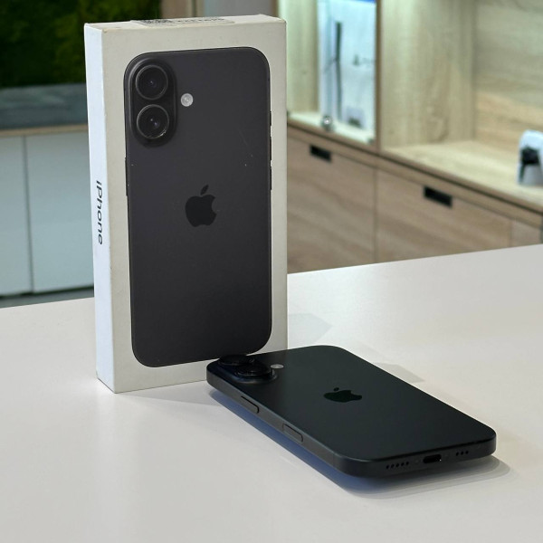 Apple iPhone 16 128 ГБ (eSIM + nano SIM) Черный
